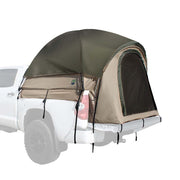 LD TACT Truck Bed Tent, Tan Body & Green Rainfly