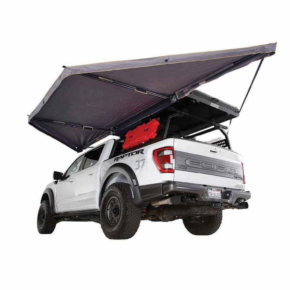 Nomadic 180 LTE Awning - Dark Grey with Black Travel Cover Universal