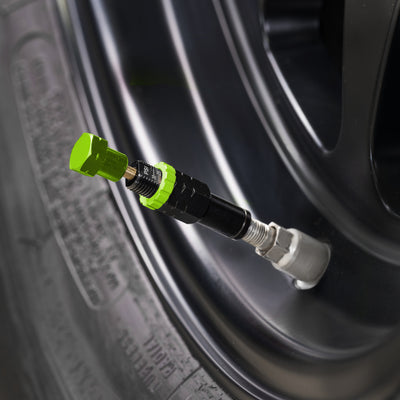 4 Piece Adjustable Tire Deflator Kit & Storage Bag - (PSI 10-30 Lbs)