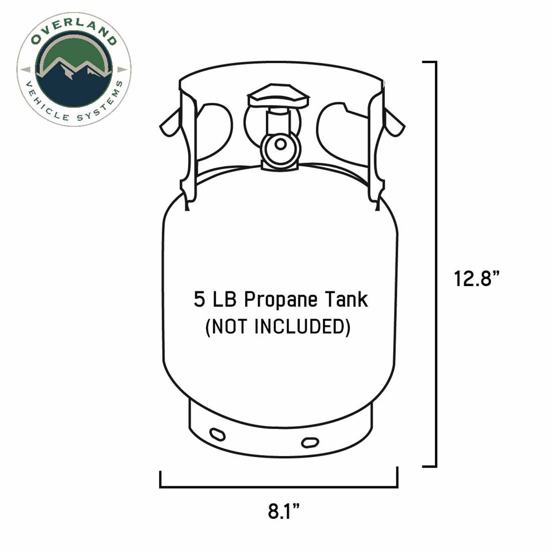 Propane Bag With Handle & Straps - #16 Waxed Canvas Storage