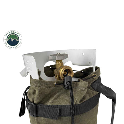 Propane Bag With Handle & Straps - #16 Waxed Canvas Storage