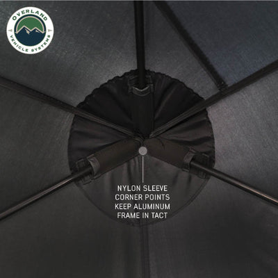 Hub Centric Ground Tent - Black Body & Grey Rainfly