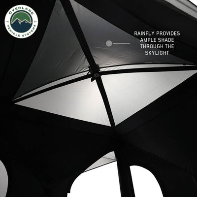 Hub Centric Ground Tent - Black Body & Grey Rainfly