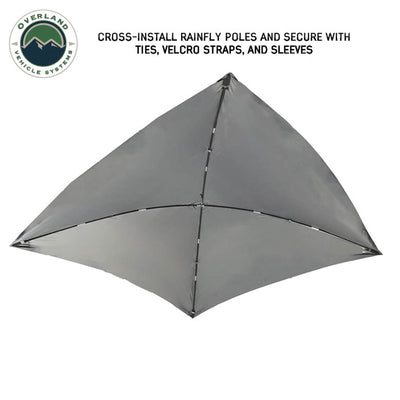 Hub Centric Ground Tent - Black Body & Grey Rainfly