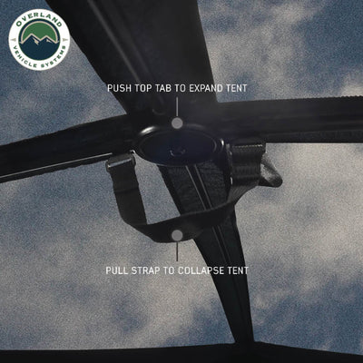 Hub Centric Ground Tent - Black Body & Grey Rainfly