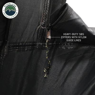 Hub Centric Ground Tent - Black Body & Grey Rainfly