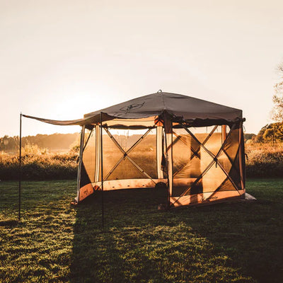 G6 Deluxe Pop-Up Portable 6-Sided Gazebo Screen Tent