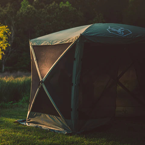 G5 Pop-Up Portable 5-Sided Gazebo Screen Tent - Alpine Green