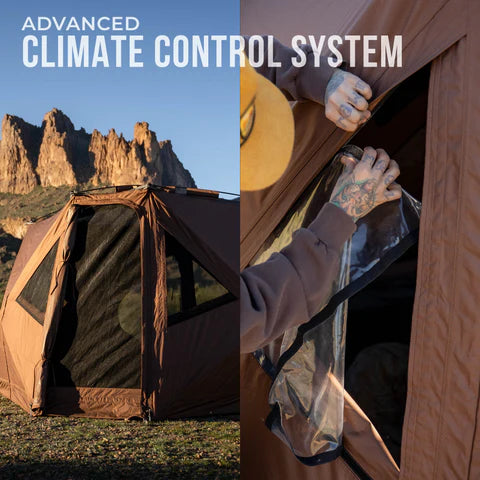 Gazelle T-Hex Hub Tent Overland Edition - 8-Person Hexagonal Tent
