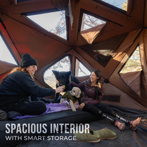 Gazelle T-Hex Hub Tent Overland Edition - 8-Person Hexagonal Tent