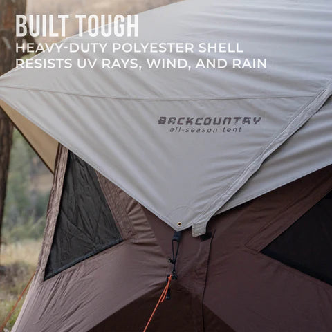 Gazelle T-Hex Hub Tent Overland Edition - 8-Person Hexagonal Tent