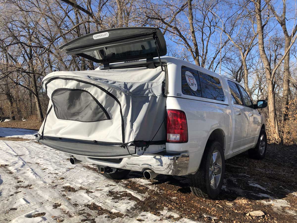 pickup truck camper tent The Nomad Camper Package